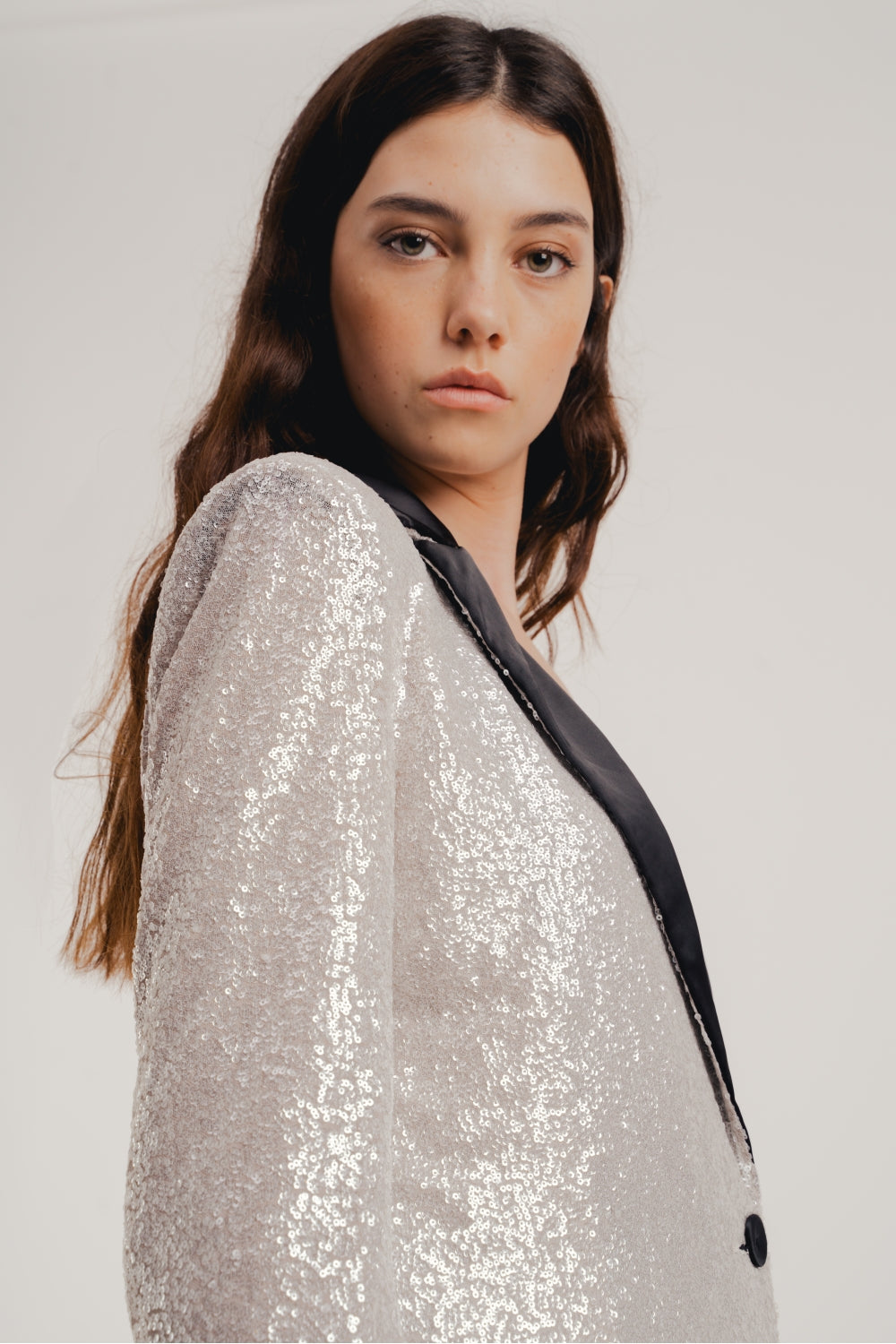 El blazer de lentejuelas Grey Blondie