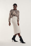 Kjol Liza White - Blanc
