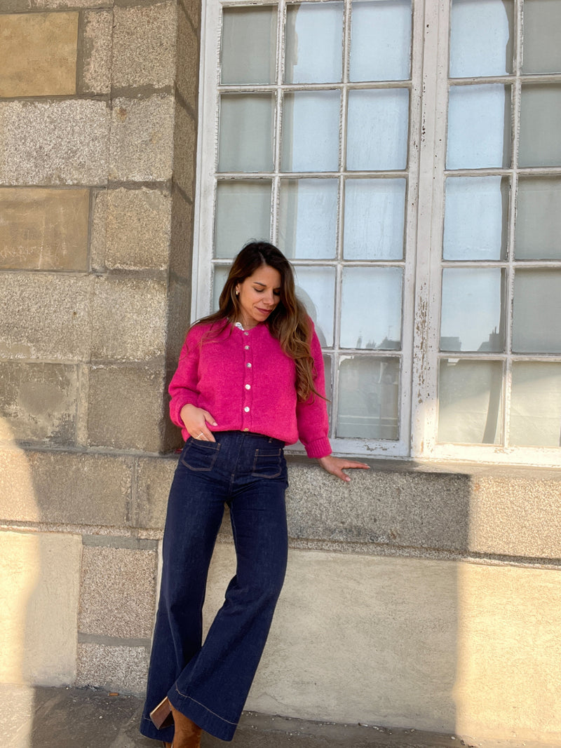 Cardigan Charlie - Rose - Fuschia