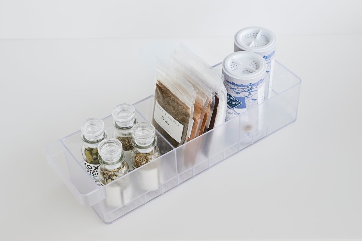 Organizzatore per frigorifero con divisori - Tower - Bianco