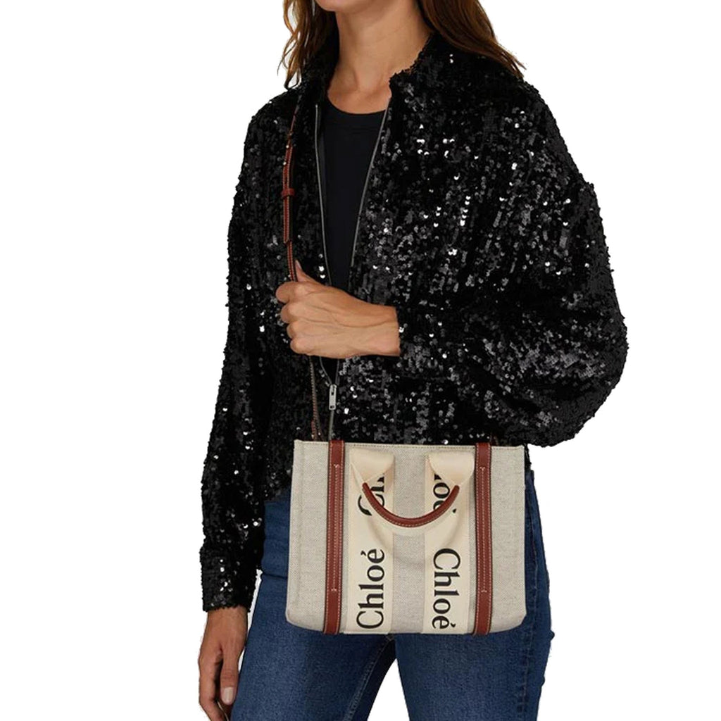 Mała torba tote Woody Chloé