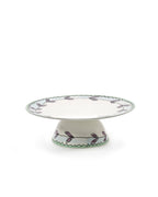 Midnight Flowers - Plat À Gâteau - L - Porcelaine Fine Bone China - Blossom Milk