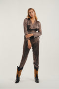 Martin Leo Disco Jumpsuit - Grå