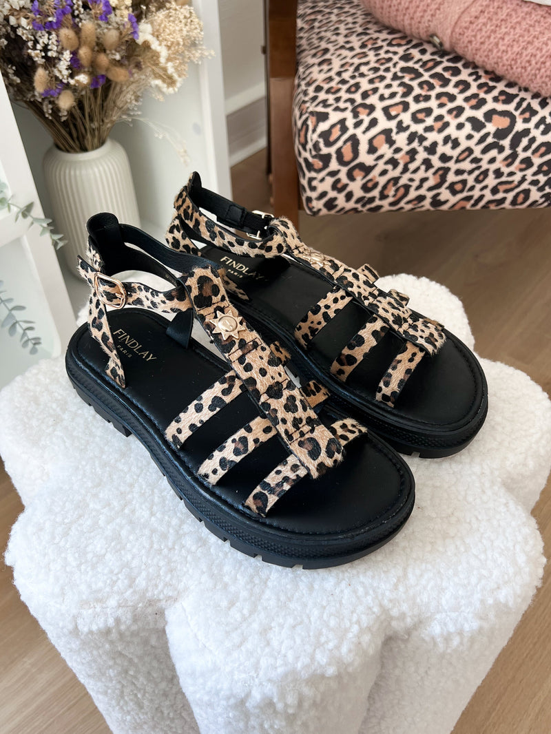 Sandalias Amalia Leopardo