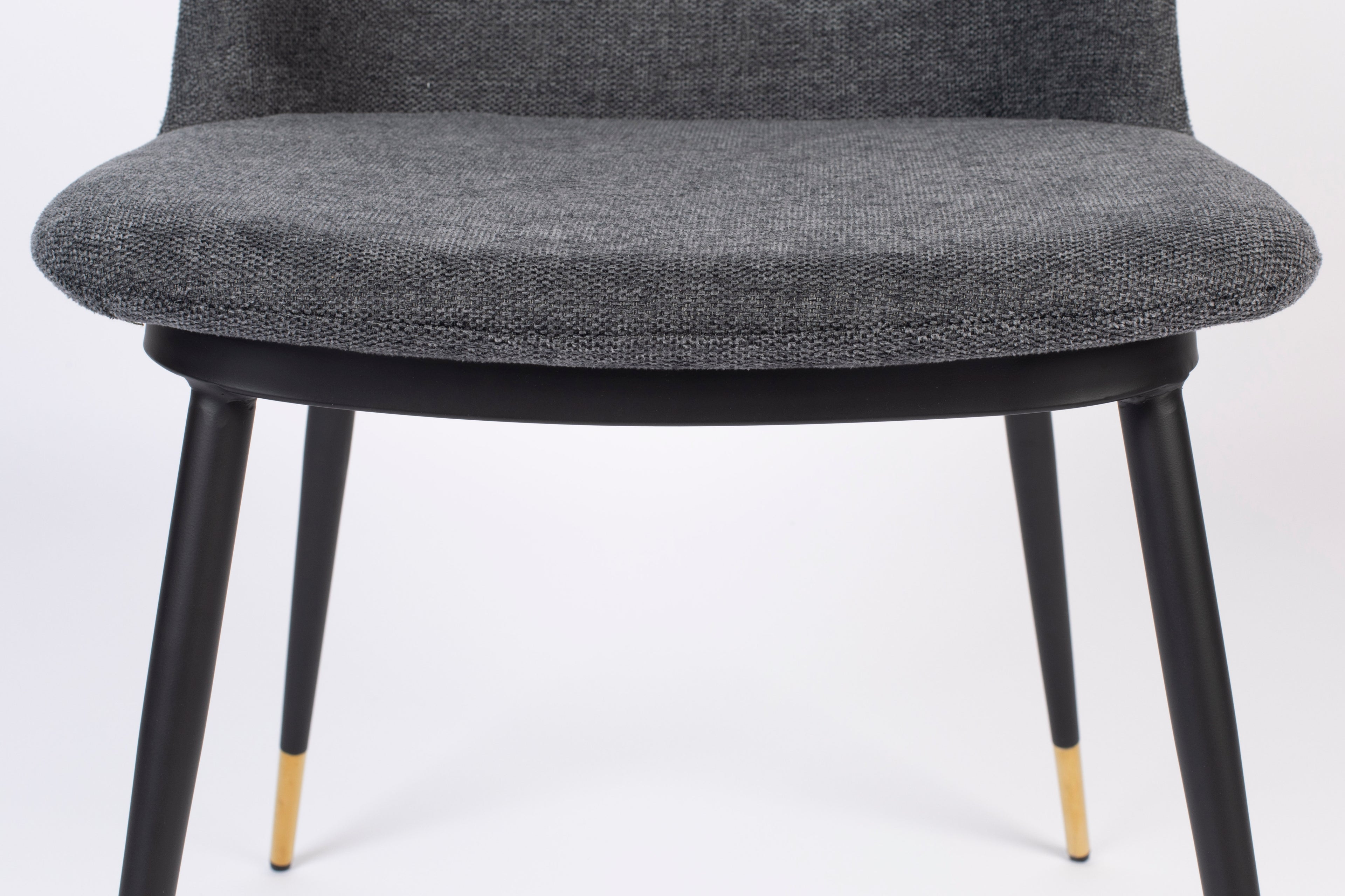 Lionel - Dining Room Chair - Fabric - Dark Gray