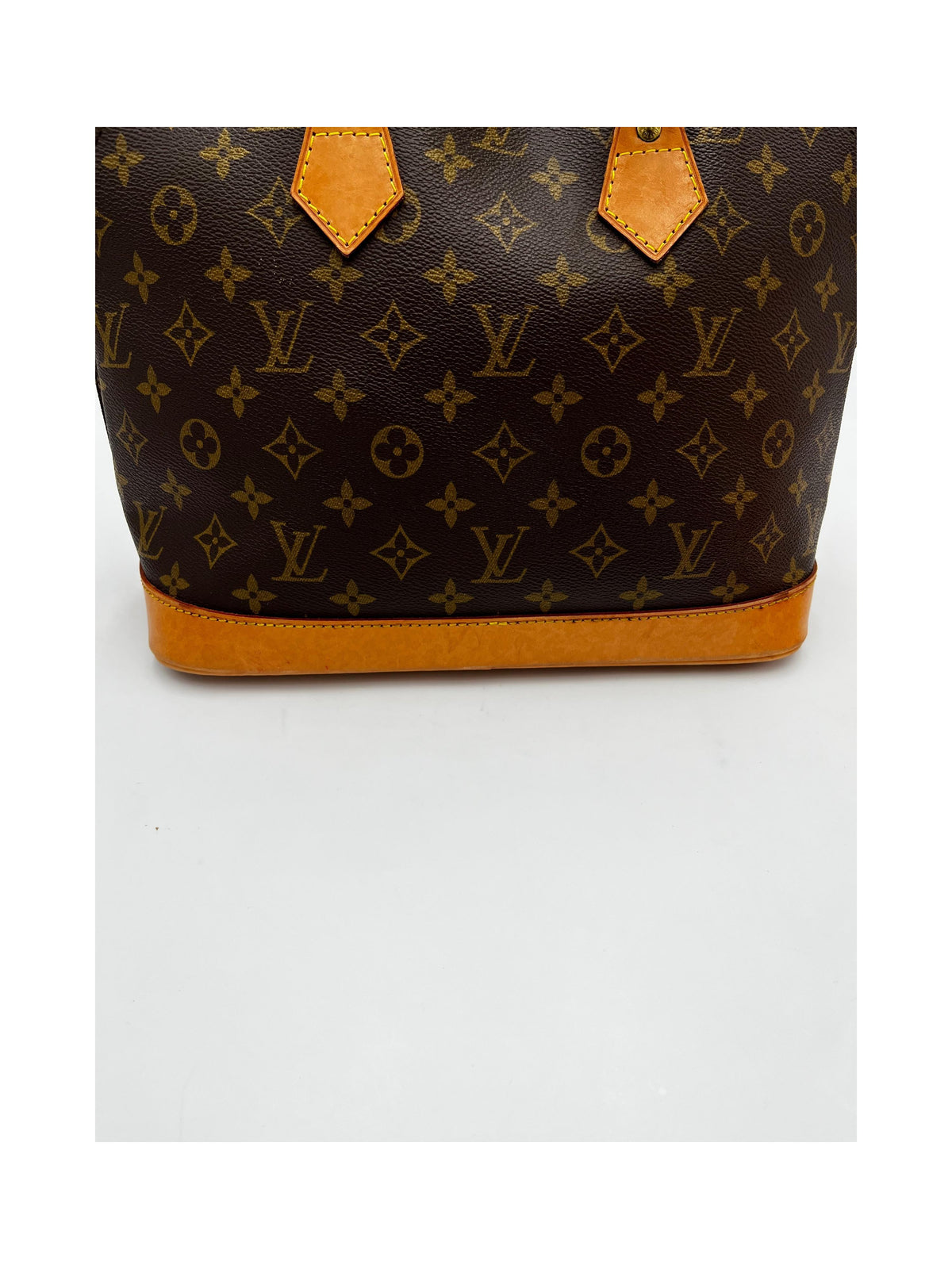 Sac À Main Louis Vuitton Vintage Alma Pm Toile - Marron
