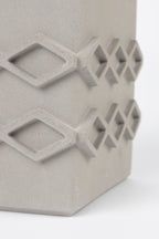 Graphic Carré - Vase - Concrete - Gray