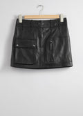 Pa Noomi Skirt In Black Leather