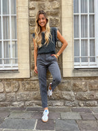 Pantalon Tailleur Sollis - Gris