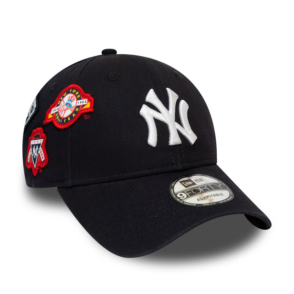 Casquette New Era Cooperstown Patched New York Yankees 9 Forty