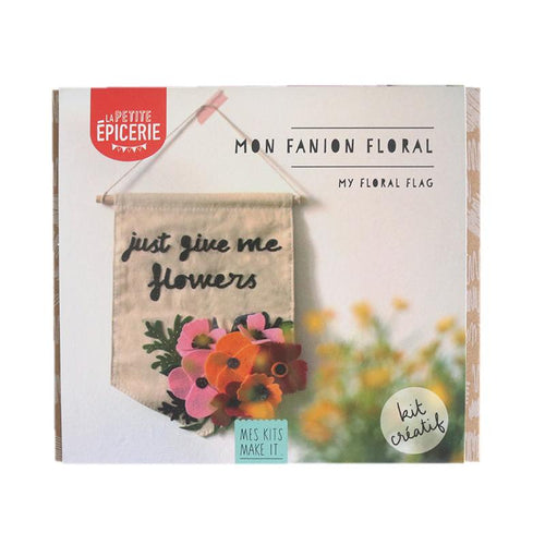 Buy MKMI Kit - My floral pennant - €18.99 online on La Petite Epicerie - Creative hobbies