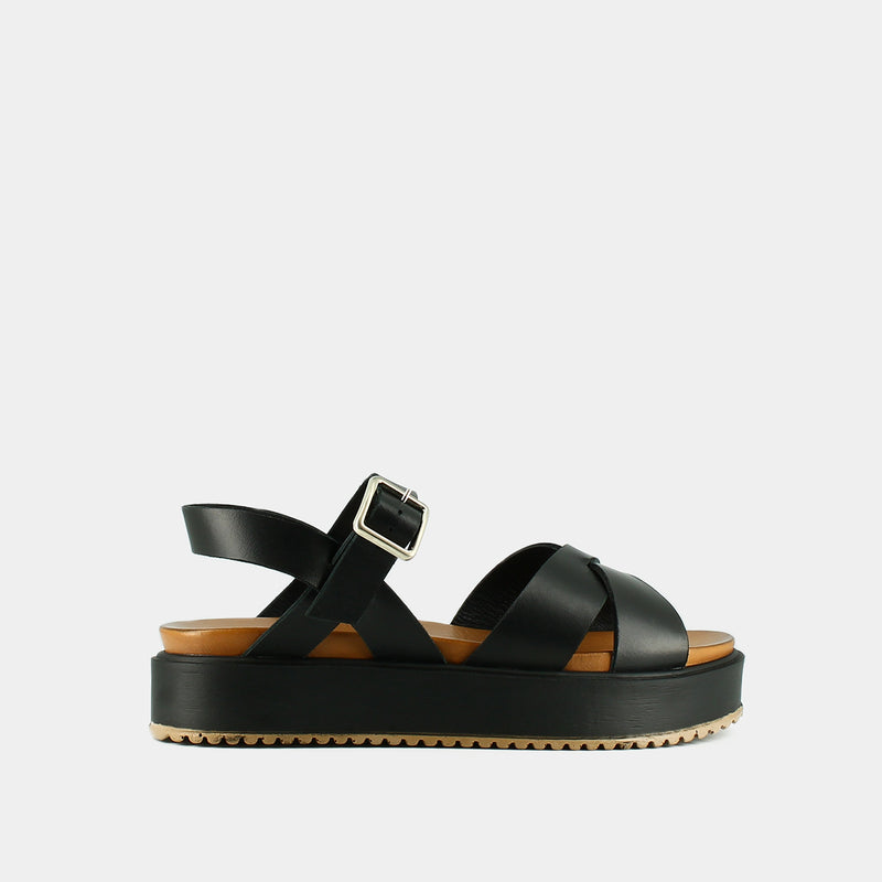 Jonak - Sandals Laura Cuir - Black