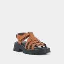 Jonak - Sandalias Luciole Ice Piel - Cognac