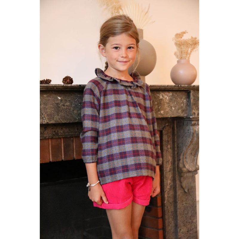 Blouse Charlotte Tartan Enfant - Enfant