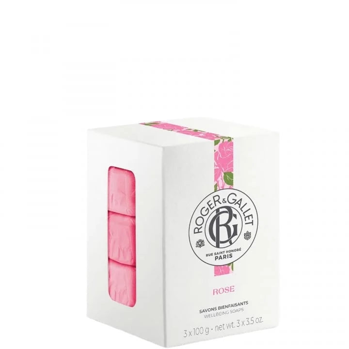 Rose Coffret 3 Savons Bienfaisants 3 x