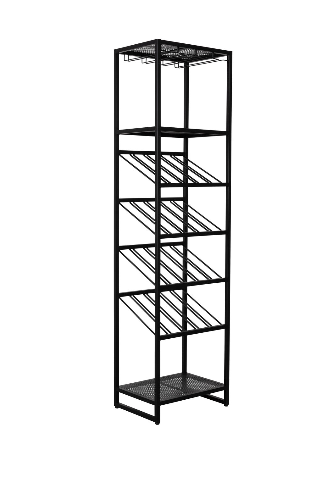 Cantor Shelf S - Wine Cabinet - Iron - Black