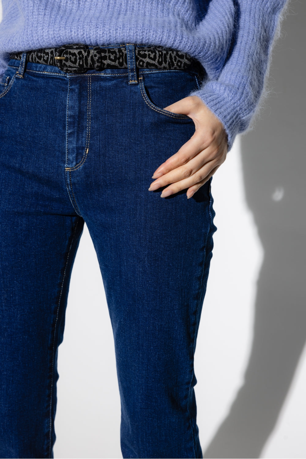 Davis Jeans Trompeta Azul Medio