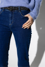 Davis Jeans Trompeta Azul Medio