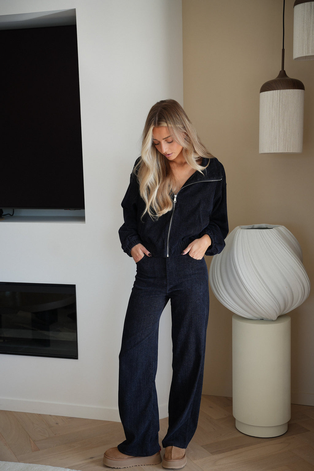 Nina Bleue - Zipped Jacket