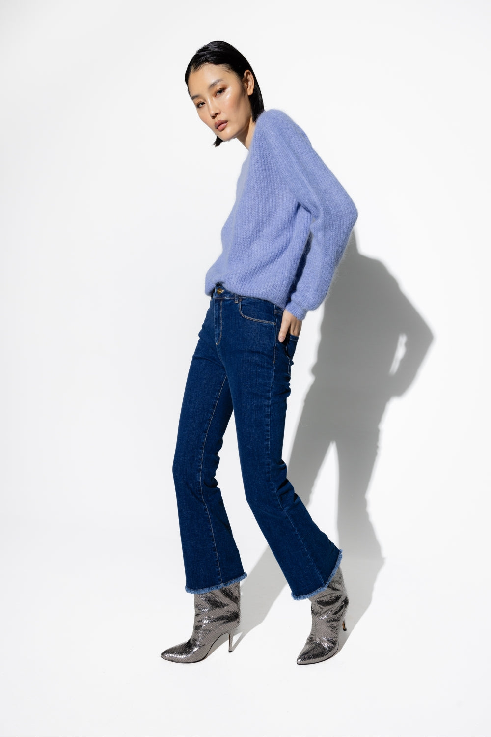 Davis Jeans Trompeta Azul Medio