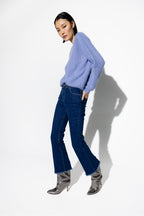 Davis Jeans Trompeta Azul Medio