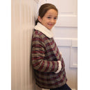 Manteau Louise Tartan Doublé Moumoute - Enfant