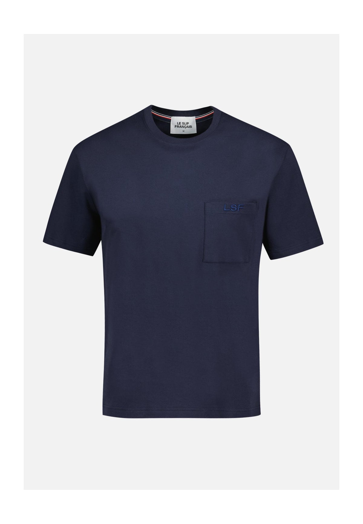 Sasha Cotton T-Shirt With Chest Pocket - Navy
