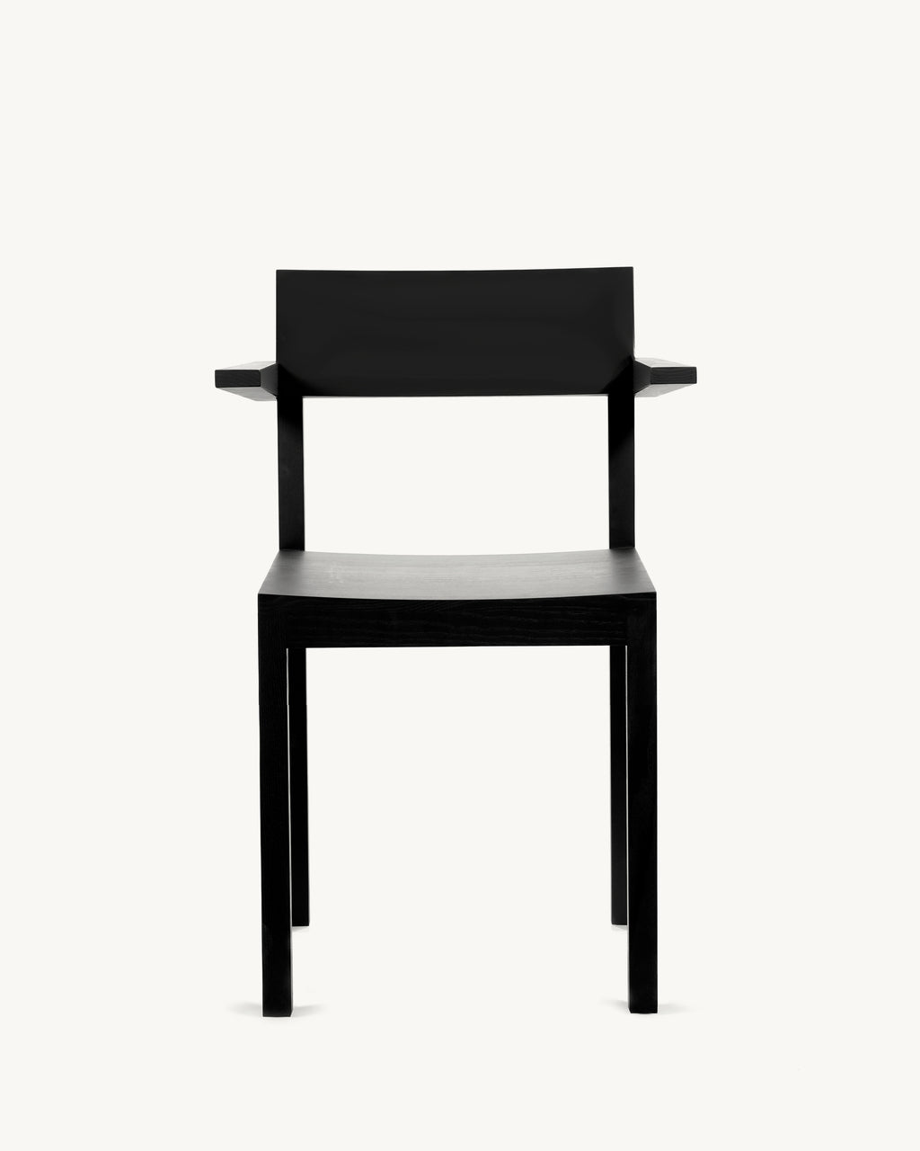 Silent - Chaise À Accoudoirs - Frêne - Coal