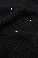 The Kooples - Jersey de lana negro para mujer