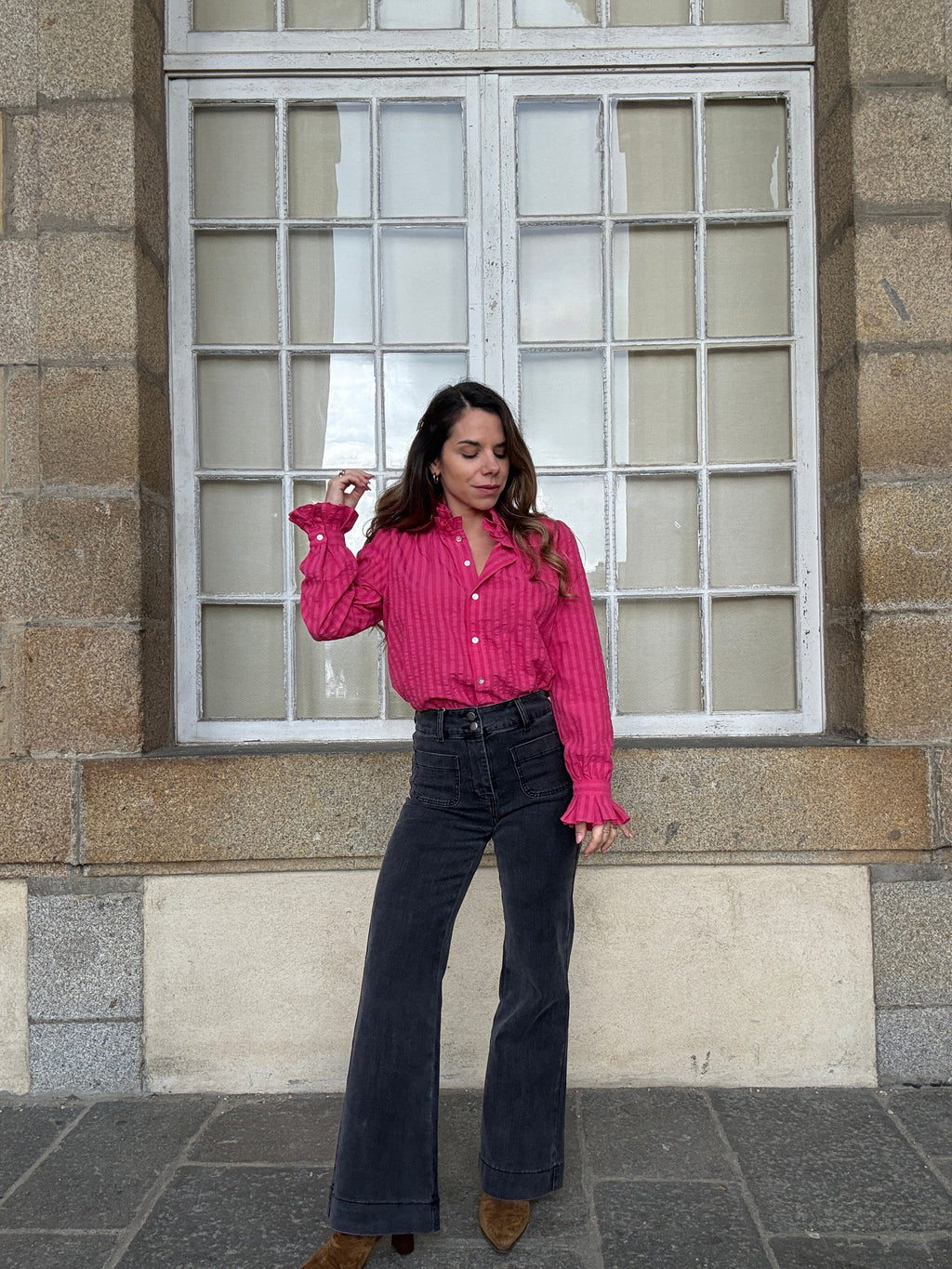 Elenette Anthracite Grey Jeans