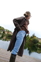 Paul Trench Coat Khaki/Leopard