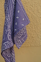 Foulard bandana lavande