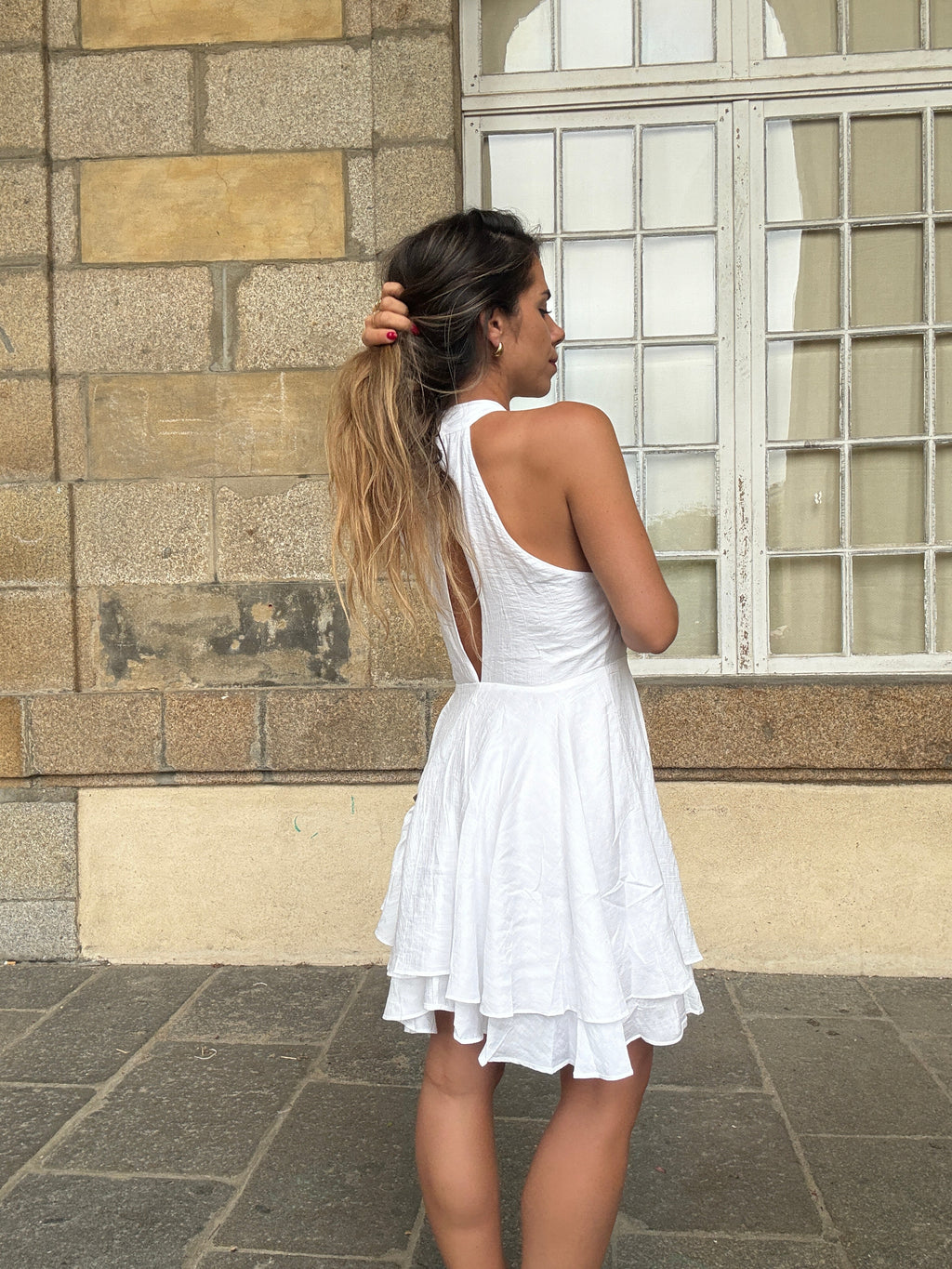 Albane White Dress