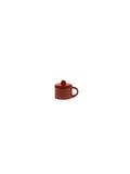 La Mère - Lot De 2 Tasses À Ristretto + Couvercles - Grès - Rouge