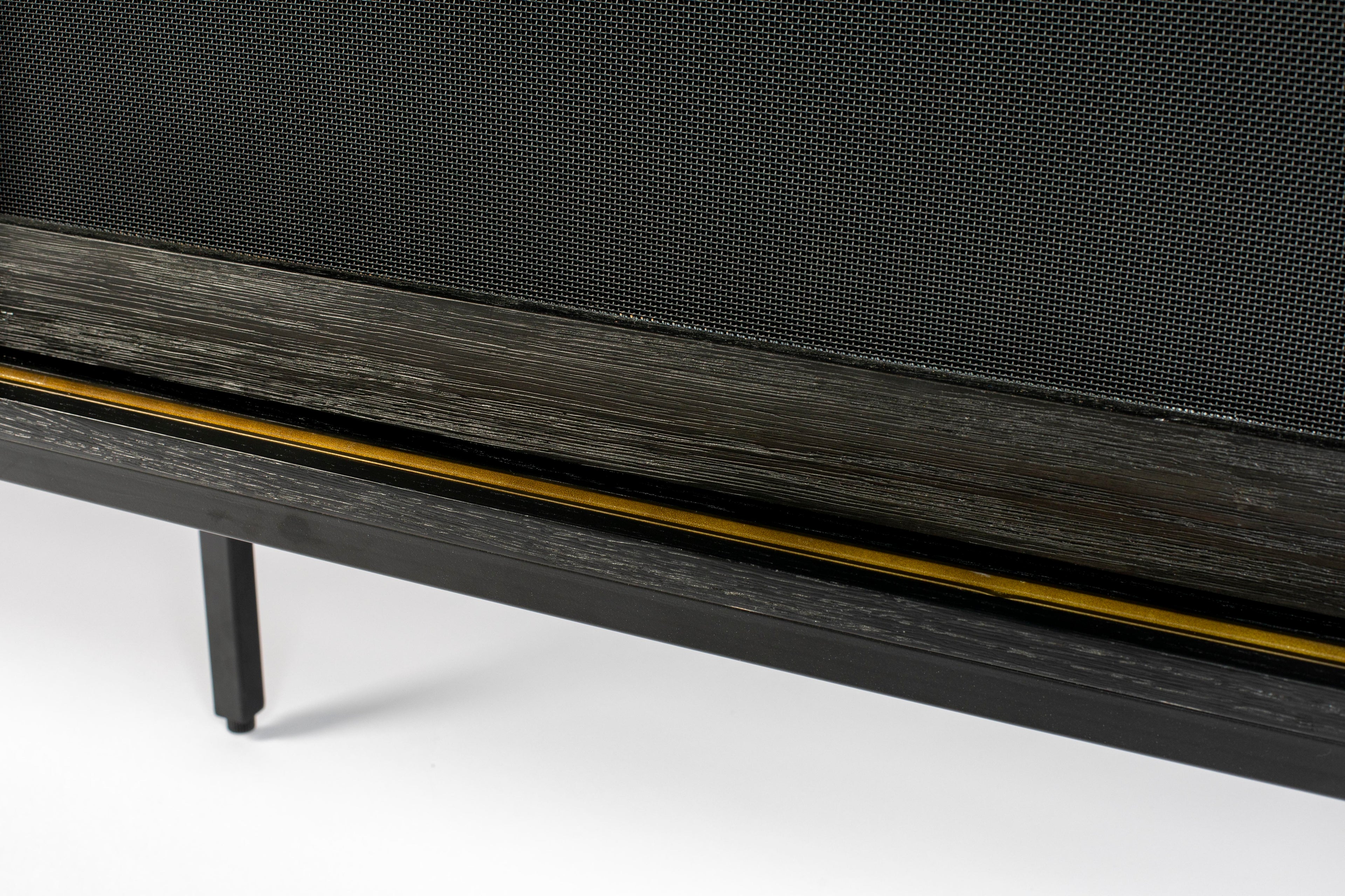 Hardy - Sideboard - Oak veneer - Black Oak/Brown