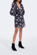 Black Wrap Dress - Women
