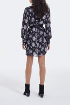 Black Wrap Dress - Women