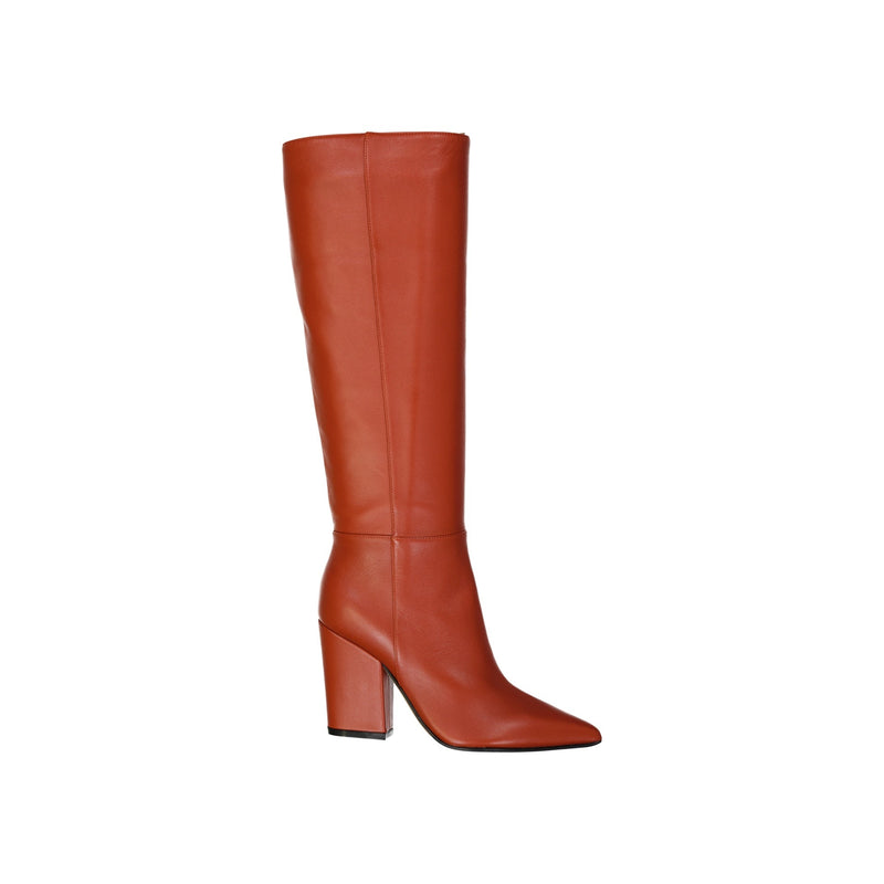 Bottes - Sergio Rossi Leather Heel  - Orange