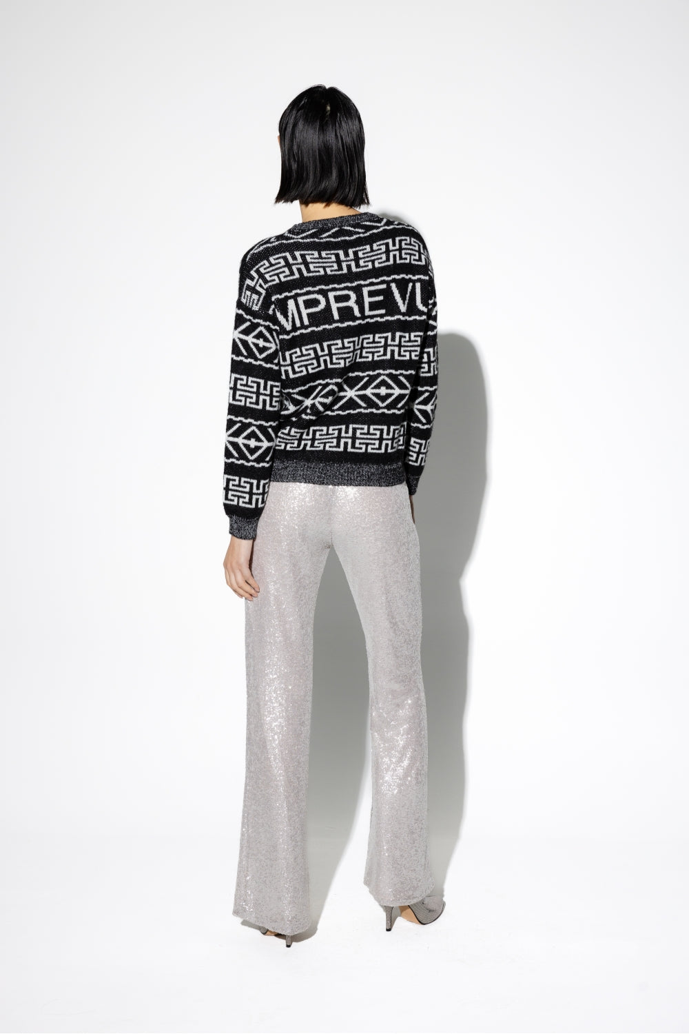 Edwin Gray Sequin Pants