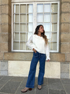Jersey sin mangas Louisa beige