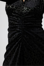 Vestido largo dorado Gemma Léo