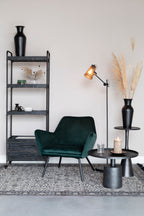 Noah - Side Table - Aluminum - Antique Black