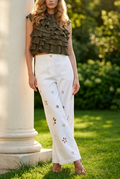 Marguerite Pants - White