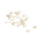 20 Heishi Rondelle Spacer Beads in Genuine Mother-of-Pearl - 6 Mm