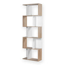 Librería con varias cajas - Madera clara