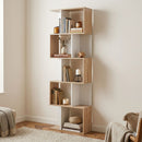 Librería con varias cajas - Madera clara