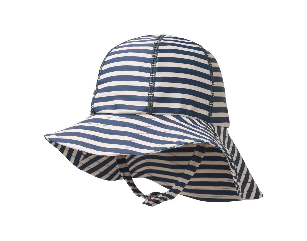 Cappello da sole anti-UV Bora - Righe blu