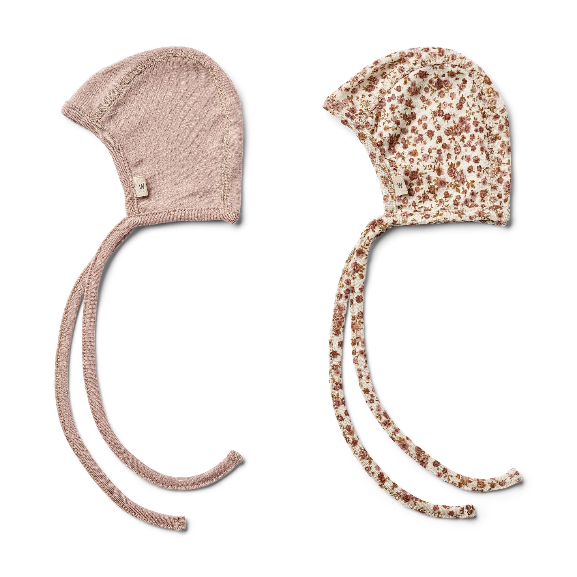 2 Gorros De Lana Billie - Rose Flowers - Bebé