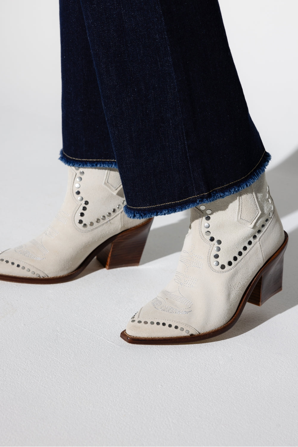 Jeans Davis Bootcut Otvättade - Blå