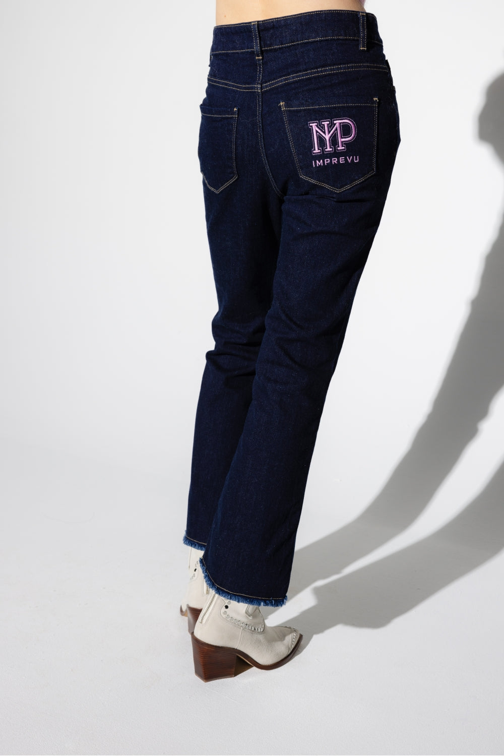 Jeans Davis Bootcut Otvättade - Blå
